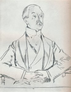 Portretstudie in potlood, 20e eeuw 1932