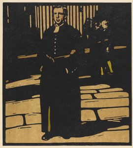 Londense types: Bluecoat-jongen door William Nicholson