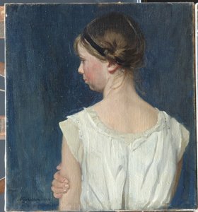 Nancy in profiel door William Nicholson