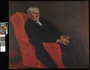 Portret van Dr. A.C. Benson door William Nicholson