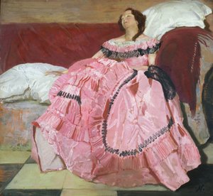 De roze jurk door William Nicholson