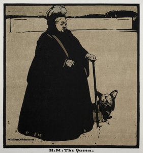 Twaalf Portretten: H. M. de Koningin door William Nicholson