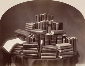 Stilleven met Boeken door William Notman.