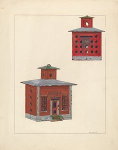 Rode Schoolhuis Bank, ca. 1937