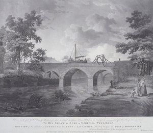 Het aquaduct bij Barton, nabij Manchester, 1793 door William Orme