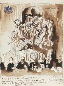 Op de Vredesconferentie, Parijs door William Orpen