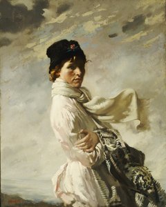 In Dublin Bay: Portret van de Vrouw van de Kunstenaar, 1909