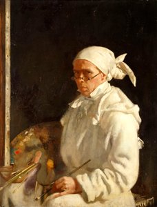 De Schilder: Zelfportret met Bril, 1907 door William Orpen