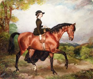 Portret van mevrouw Thomas Conolly van Castletown Co.Kildare door William Osbourne