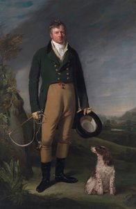 Portret van een man door William Owen
