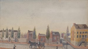 De vuilniswagen, 1870s door William P. Chappel