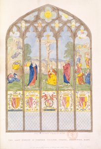 Het oostelijke raam van Norfolk College Chapel, Greenwich, Londen door William P Sherlock