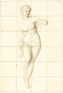 Venus leidt Eneas en de Trojanen naar de Latijnse kust (studie van Venus) door William Page