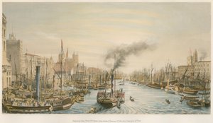 Het Bekken, vanaf London Bridge, ochtend