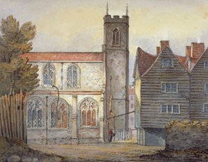 Kerk van St. Katherine bij de Toren, Stepney, Londen, 1815 door William Pearson