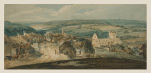 Jedburgh vanaf een Hoogte