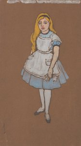 Alice (kostuumontwerp voor Alice-in-Wonderland, 1915) door William Penhallow Henderson