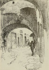 Bogen, Via Strozzi door William Penhallow Henderson
