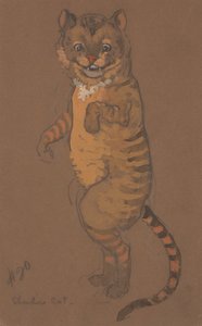 Cheshire Cat kostuumontwerp voor Alice in Wonderland, 1915