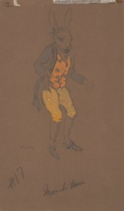 Maartse Haas (kostuumontwerp van Alice-in-Wonderland, 1915) door William Penhallow Henderson