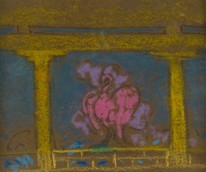 Studie voor scène in de Dochter van de Hemel, Santa Fe, 1915 door William Penhallow Henderson