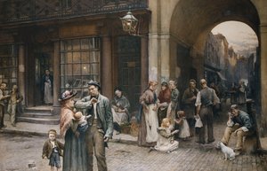 Zaterdagavond, 1898 door William Permeanus Cornish