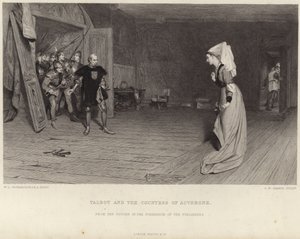 Talbot en de Gravin van Auvergne door William Quiller Orchardson