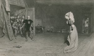 Talbot en de Gravin van Auvergne, Koning Hendrik VI, Eerste Deel door William Quiller Orchardson