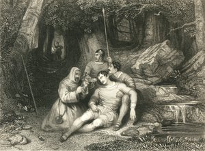 De dood van Llewellyn door William Radclyffe