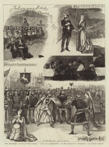 Onze gemakkelijke kunstenaar bij de opera