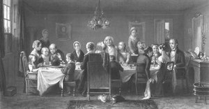 De Kerstpudding door William Ridgway