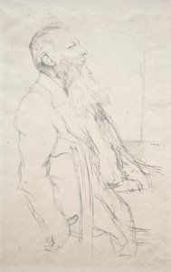 Auguste Rodin door William Rothenstein