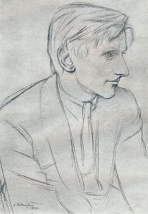 Edmund Charles Blunden door William Rothenstein