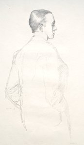 Max Beerbohm door William Rothenstein