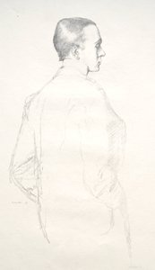Max Beerbohm, 1898 door William Rothenstein