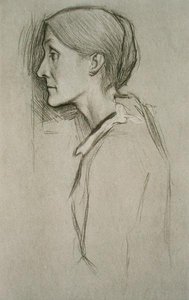 Portret van Julia Stephen (1848-95) door William Rothenstein