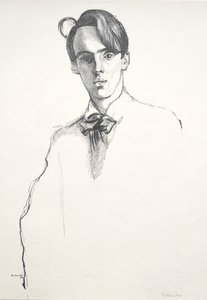 William Butler Yeats door William Rothenstein