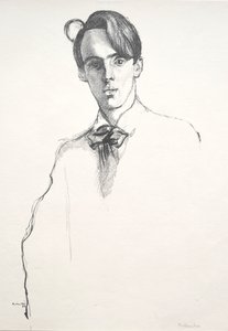 William Butler Yeats, 1898 door William Rothenstein