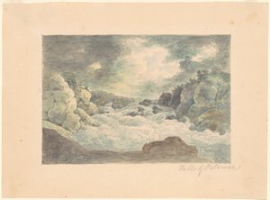 Watervallen van de Potomac door William Russell Birch