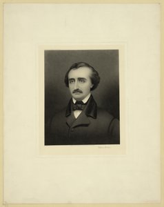 Portret van Edgar Allan Poe 1809-1849, ca. 1896 door William Sartain