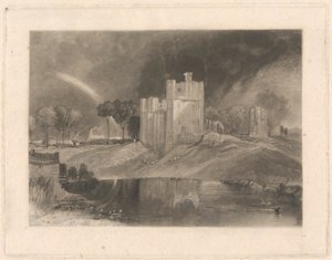 Brougham Castle, nabij de samenvloeiing van de rivieren Eamont en Lowther