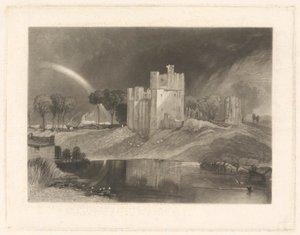 Brougham Castle, nabij de samenvloeiing van de rivieren Eamont en Lowther