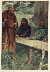 Robin Hood en de Zwarte Monnik, frontispice uit 