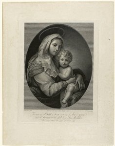 Madonna en Kind door William Sharp