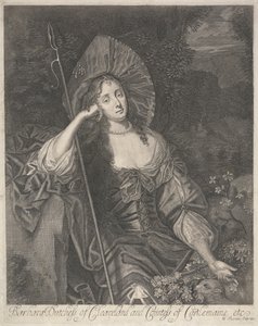 Barbara hertogin van Cleaveland als herderin door William Sherwin