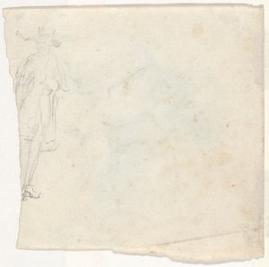Schets van een Staande Man [verso]