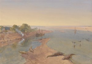 De Ganges door William Simpson