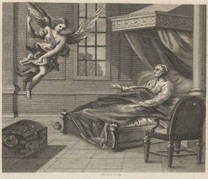 De Zieke Man en de Engel door William Skelton