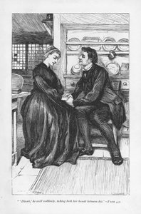 Na de beproevingen van het verhaal verklaart Adam Bede zijn liefde aan Dinah Morris, de Methodistische prediker