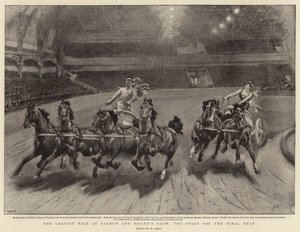 De wagenrace bij Barnum en Bailey